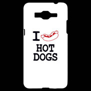 Coque Samsung Grand Prime 4G I love Hot Dogs
