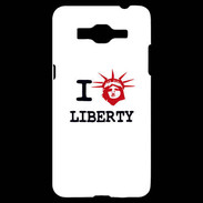 Coque Samsung Grand Prime 4G I love Liberty