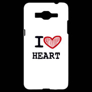 Coque Samsung Grand Prime 4G I love Heart