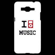 Coque Samsung Grand Prime 4G I love Music
