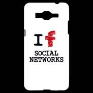 Coque Samsung Grand Prime 4G I love Social Net