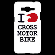 Coque Samsung Grand Prime 4G i love Cross Motor