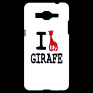 Coque Samsung Grand Prime 4G I love Girafe