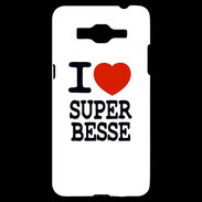 Coque Samsung Grand Prime 4G I love Super Besse