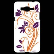Coque Samsung Grand Prime 4G motif flora violet