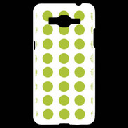 Coque Samsung Grand Prime 4G pois vert clair