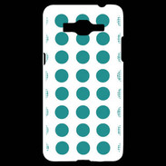 Coque Samsung Grand Prime 4G pois bleu clair