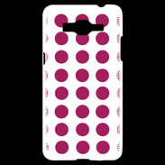 Coque Samsung Grand Prime 4G pois magenta