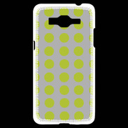 Coque Samsung Grand Prime 4G pois gris & vert