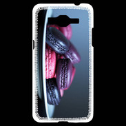 Coque Samsung Grand Prime 4G Macaron mauve PR 10