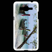 Coque Samsung Grand Prime 4G DP Barge en bord de plage 2