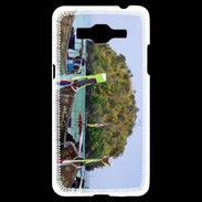 Coque Samsung Grand Prime 4G DP Barge en bord de plage