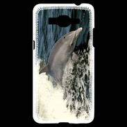 Coque Samsung Grand Prime 4G Coque Dauphin et vague