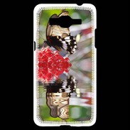 Coque Samsung Grand Prime 4G DP Papillon mirroir