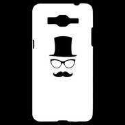 Coque Samsung Grand Prime 4G chapeau moustache