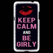 Coque Samsung Grand Prime 4G Keep Calm Girly Noir