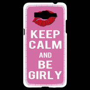 Coque Samsung Grand Prime 4G Keep Calm Girly Rose