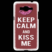 Coque Samsung Grand Prime 4G Keep Calm Kiss me Brique