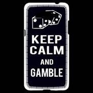 Coque Samsung Grand Prime 4G Keep Calm Gamble Noir