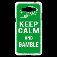 Coque Samsung Grand Prime 4G Keep Calm Gamble Vert