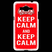 Coque Samsung Grand Prime 4G Keep Calm Rouge