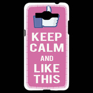 Coque Samsung Grand Prime 4G Keep Calm Like This Rose