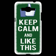 Coque Samsung Grand Prime 4G Keep Calm Like This Vert