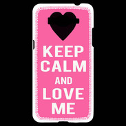 Coque Samsung Grand Prime 4G Keep Calm Love me Rose