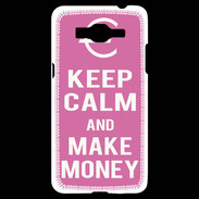 Coque Samsung Grand Prime 4G Keep Calm Make money Rose