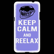 Coque Samsung Grand Prime 4G Keep Calm Reelax Bleu
