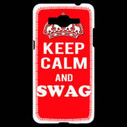 Coque Samsung Grand Prime 4G Keep Calm Swag Rouge