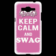 Coque Samsung Grand Prime 4G Keep Calm Swag Rose