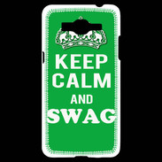Coque Samsung Grand Prime 4G Keep Calm Swag Vert