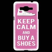 Coque Samsung Grand Prime 4G Keep Calm Buy Shoes Rose
