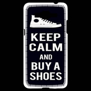 Coque Samsung Grand Prime 4G Keep Calm Buy Shoes Noir