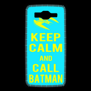 Coque Samsung Grand Prime 4G Keep Calm Batman Cyan