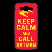 Coque Samsung Grand Prime 4G Keep Calm Call Batman Rouge