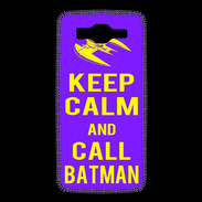 Coque Samsung Grand Prime 4G Keep Calm Call Batman Violet