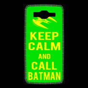 Coque Samsung Grand Prime 4G Keep Calm Call Batman Vert
