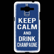 Coque Samsung Grand Prime 4G Keep Calm Drink Champagne Bleu