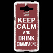 Coque Samsung Grand Prime 4G Keep Calm Drink Champagne Brique