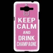 Coque Samsung Grand Prime 4G Keep Calm Drink champagne Rose