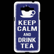 Coque Samsung Grand Prime 4G Keep Calm Drink Tea Bleu