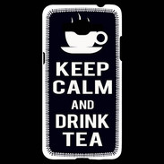 Coque Samsung Grand Prime 4G Keep Calm Drink Tea Noir