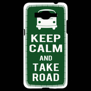 Coque Samsung Grand Prime 4G Keep Calm Take road Vert