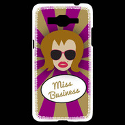 Coque Samsung Grand Prime 4G Miss business Rousse