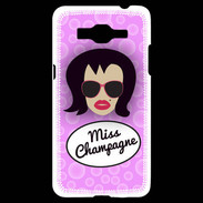 Coque Samsung Grand Prime 4G Miss Champagne Brune