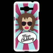 Coque Samsung Grand Prime 4G Miss Clubbing Chatain