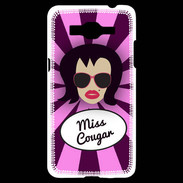 Coque Samsung Grand Prime 4G Miss Cougar Brune