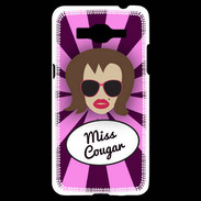 Coque Samsung Grand Prime 4G Miss Cougar Chatain